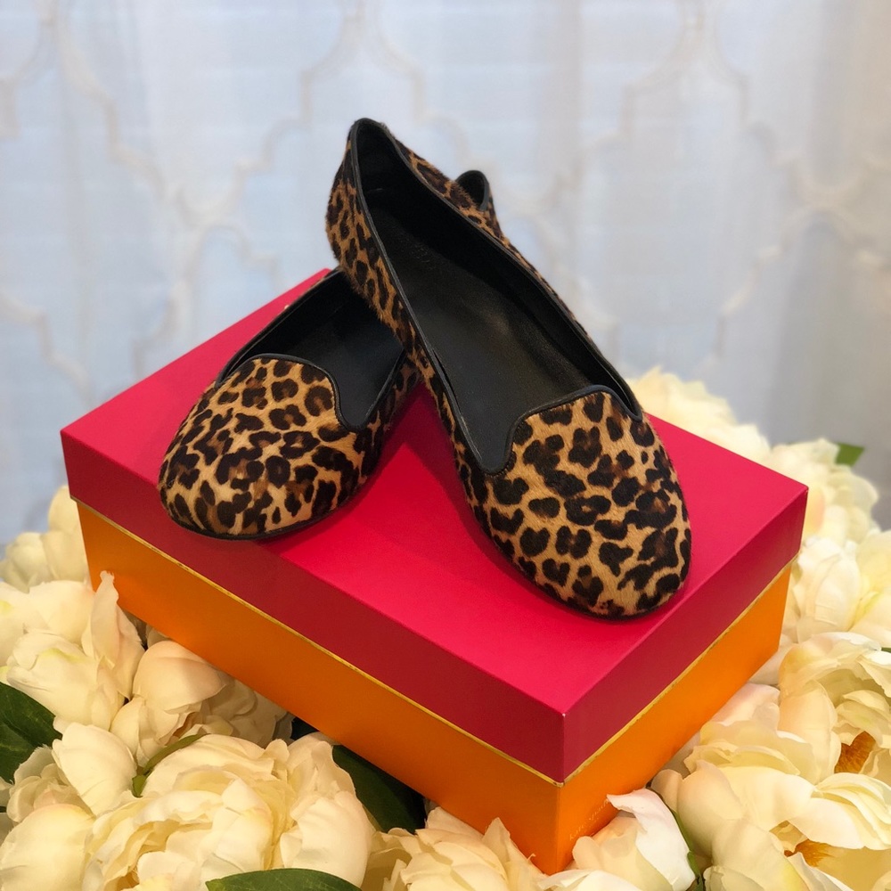 Cole Haan Leopard Loafers Size 8.5